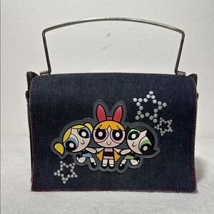 Powerpuff Girls *Rare* Y2K Denim Handbag